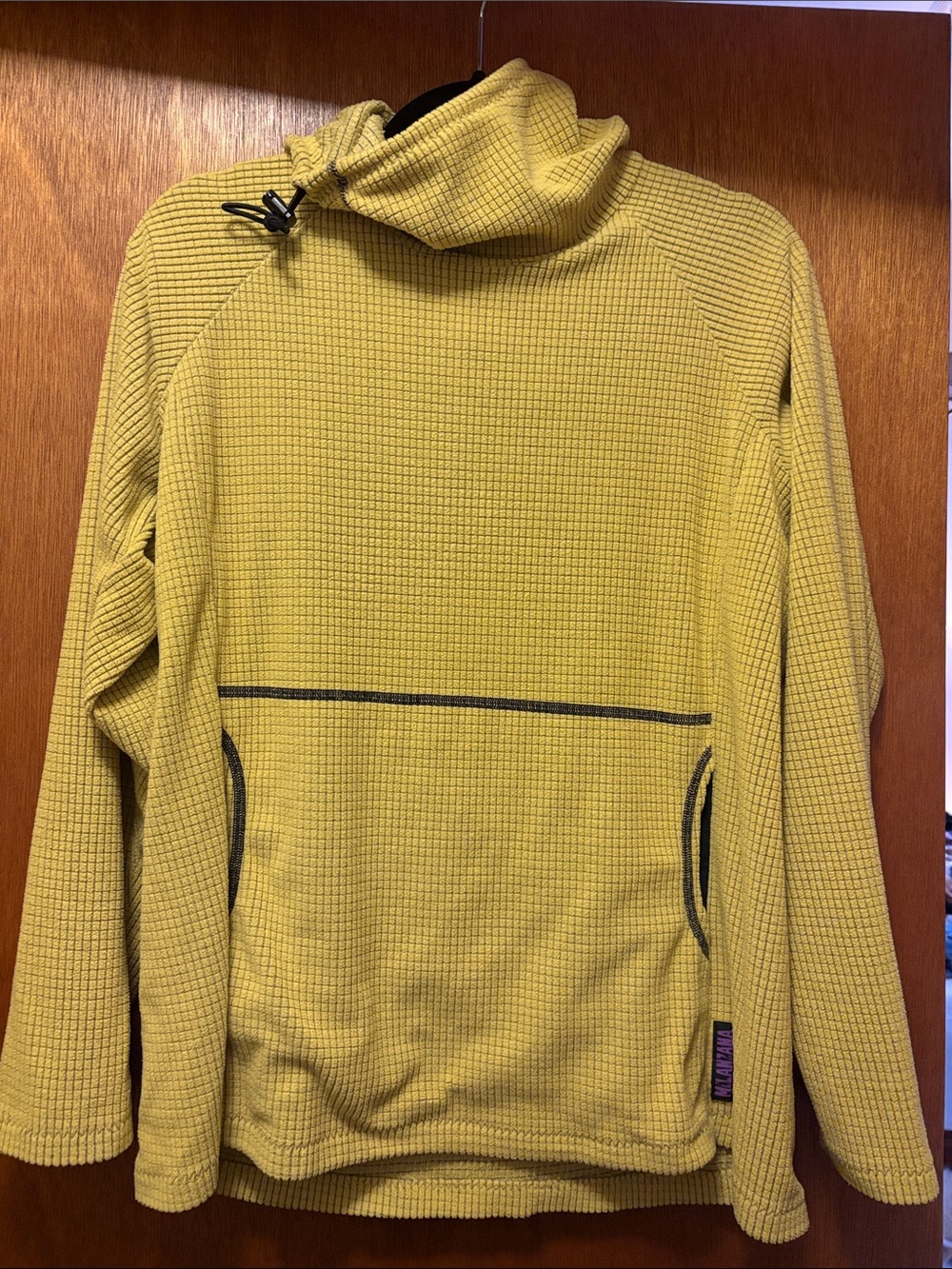 Melanzana Waffle Fleece Microgrid Hoodie